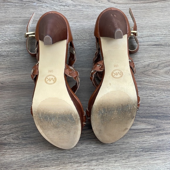 Gorgeous MICHAEL KORS high hill sandals size 9. New - Picture 7 of 12